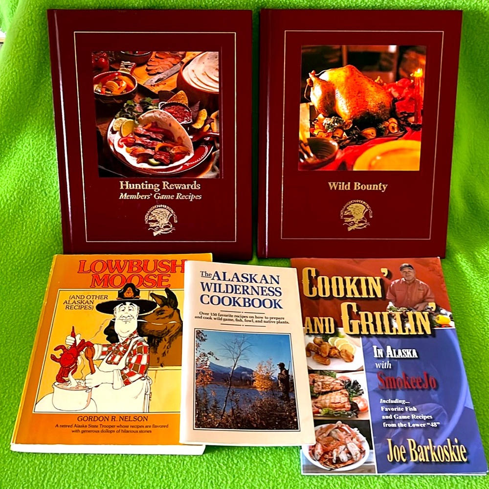 Alaska Cookbooks, Grilling, North American Hunting Club Recipe Books